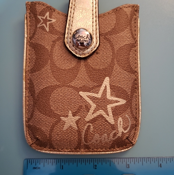 Coach Cellphone / Business Card Holder - Picture 2 of 5